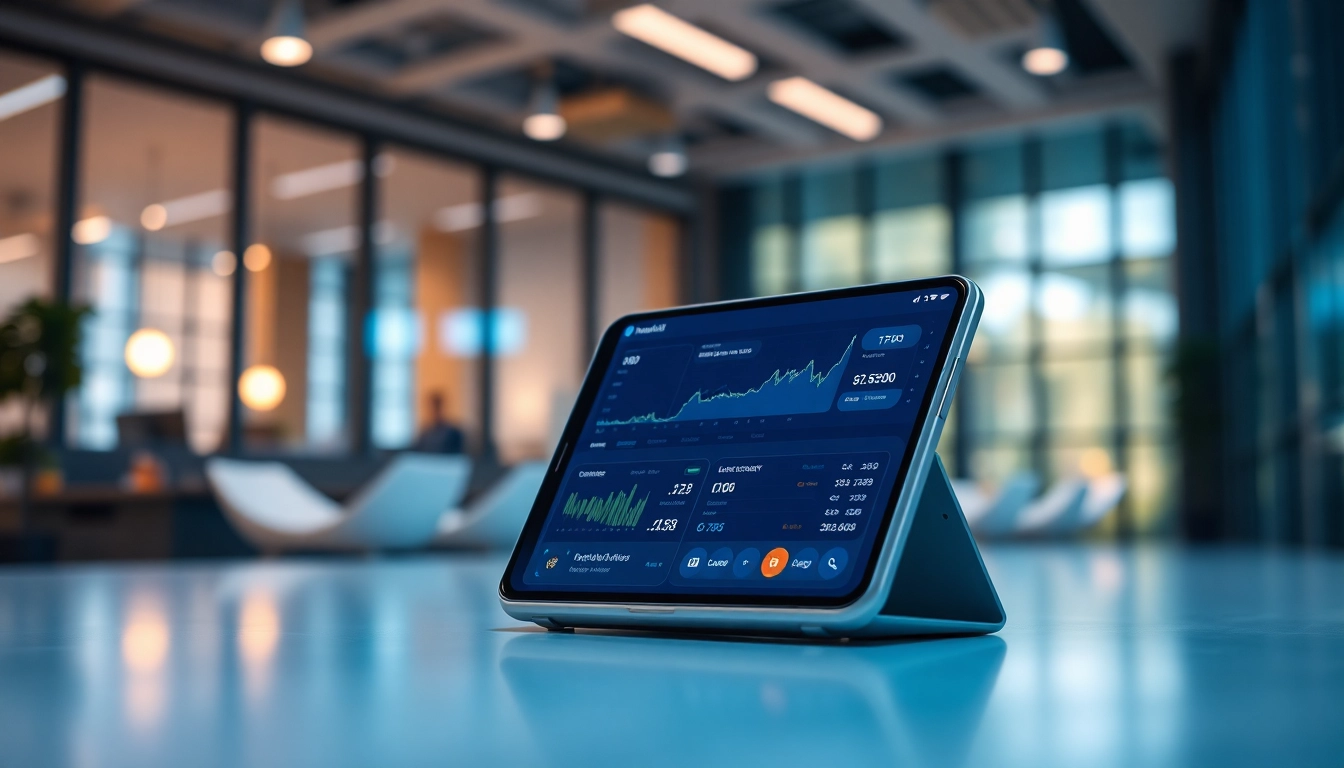 Showcase the guarda wallet app on a sleek device, highlighting its user-friendly features.
