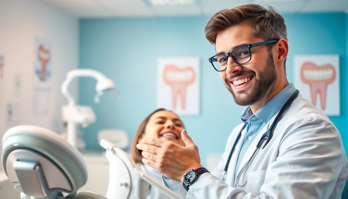 Orthodontist Myrtle Beach providing compassionate care in a modern clinic with a patient.